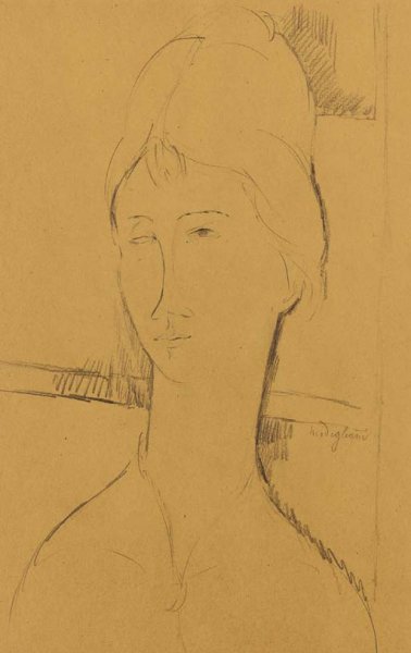 Donna con i capelli raccolti