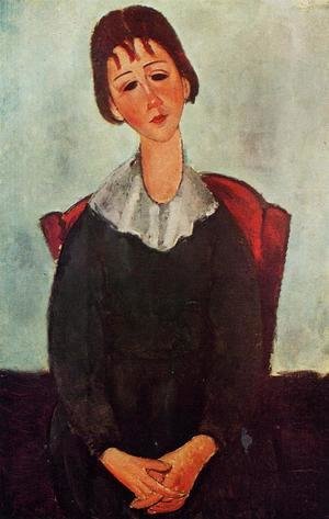 Amedeo Modigliani - Girl on a Chair