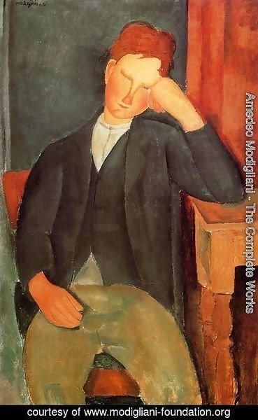 Amedeo Modigliani - Young Peasant