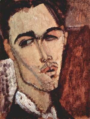 Amedeo Modigliani - Portrait of Celso Lagar