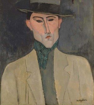 Amedeo Modigliani - Homme au chapeau